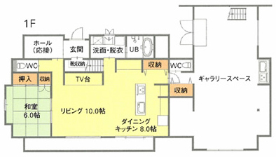 間取り図 1F