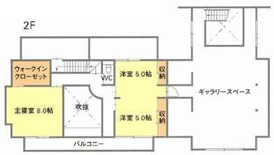 間取り図 2F